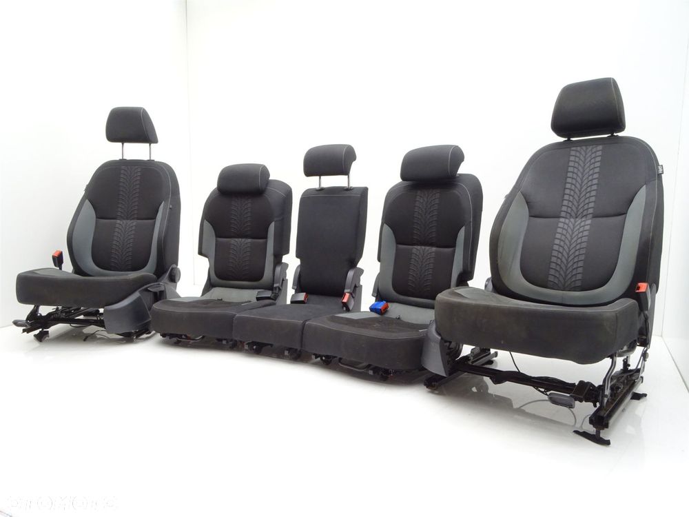 Komplet foteli kanapa tył prawy lewy tylna 8r0881105n skoda yeti i 5l - 3