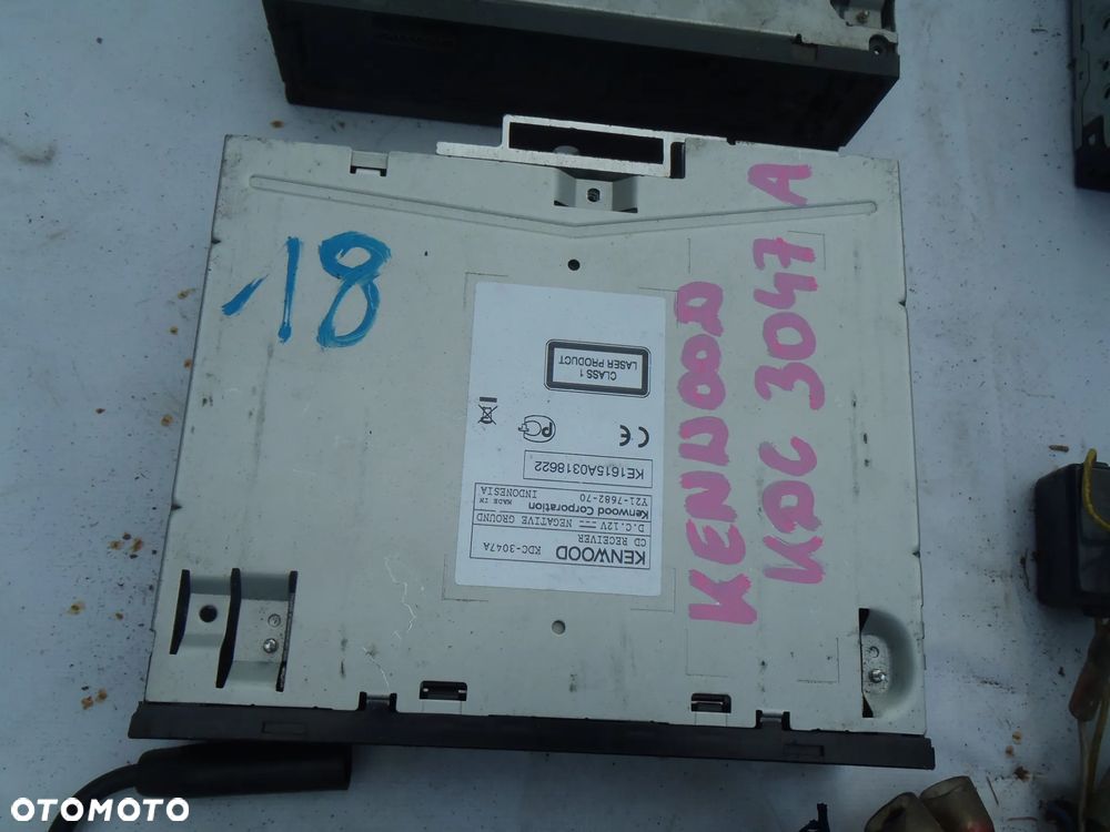radio radiootwarzacz jvc kenwood sony alpina lg pionier same tyły radia - 22
