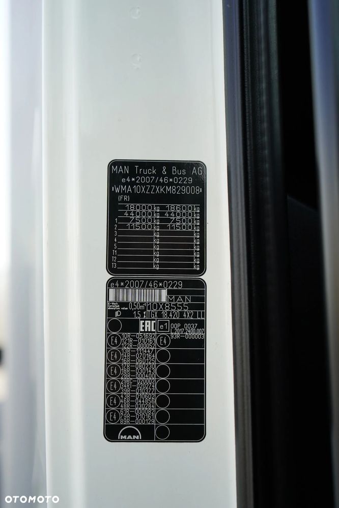MAN / TGX / 18.420 / E 6 / XLX / ZESTAW PRZEJAZDOWY 120 M3 / ŁAD. 20 705 KG - 10