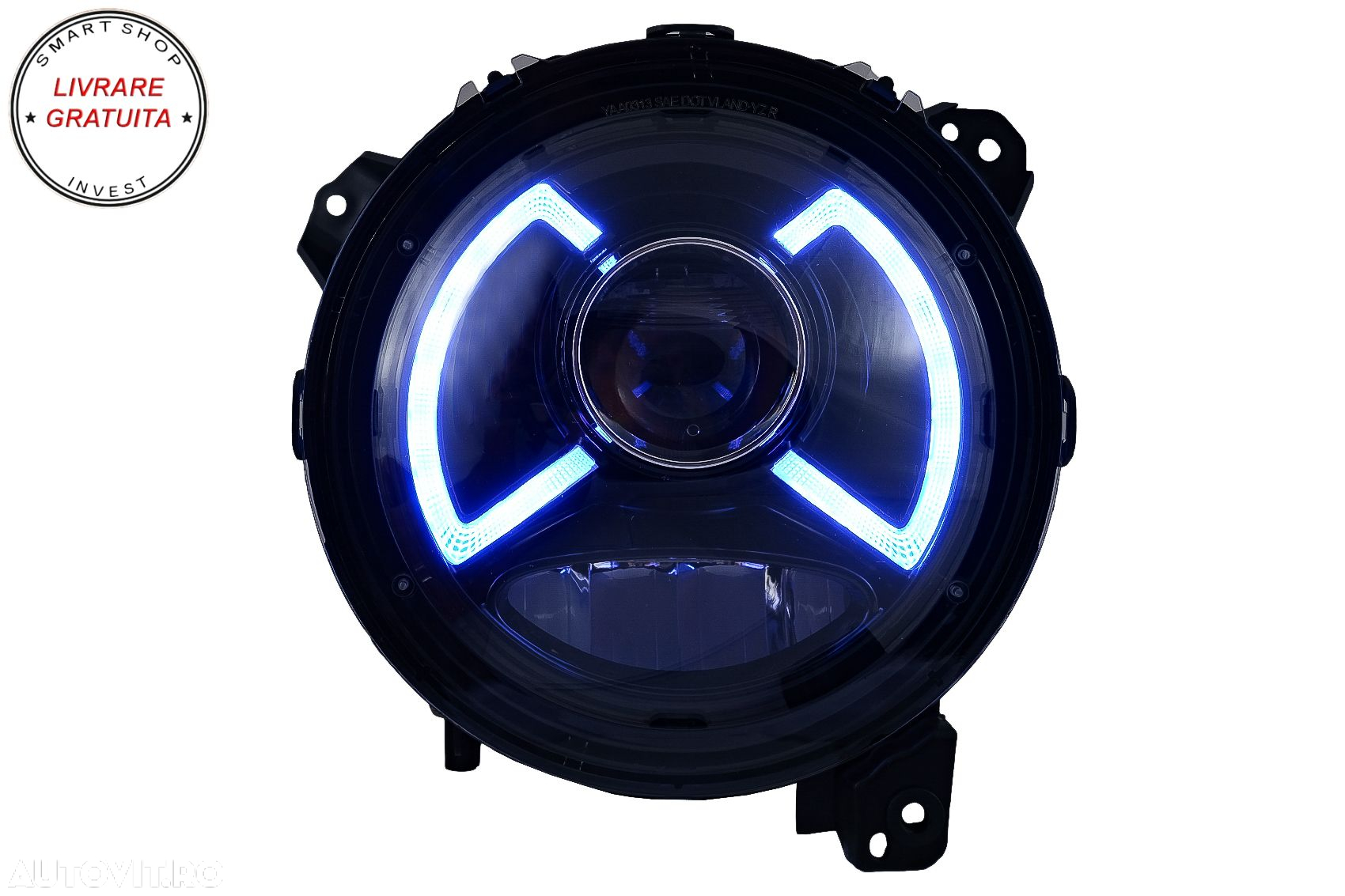 Faruri LED compatibile cu Jeep Wrangler IV JL/JLU (2018-up)- livrare gratuita - 4