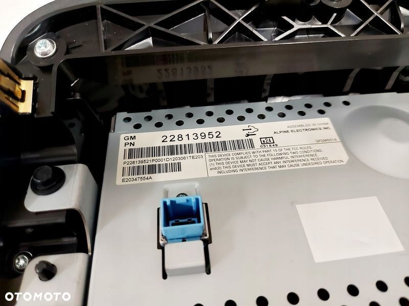 opel ampera volt panel klimatyzacji radia wyświetlacz ekran monitor - 9