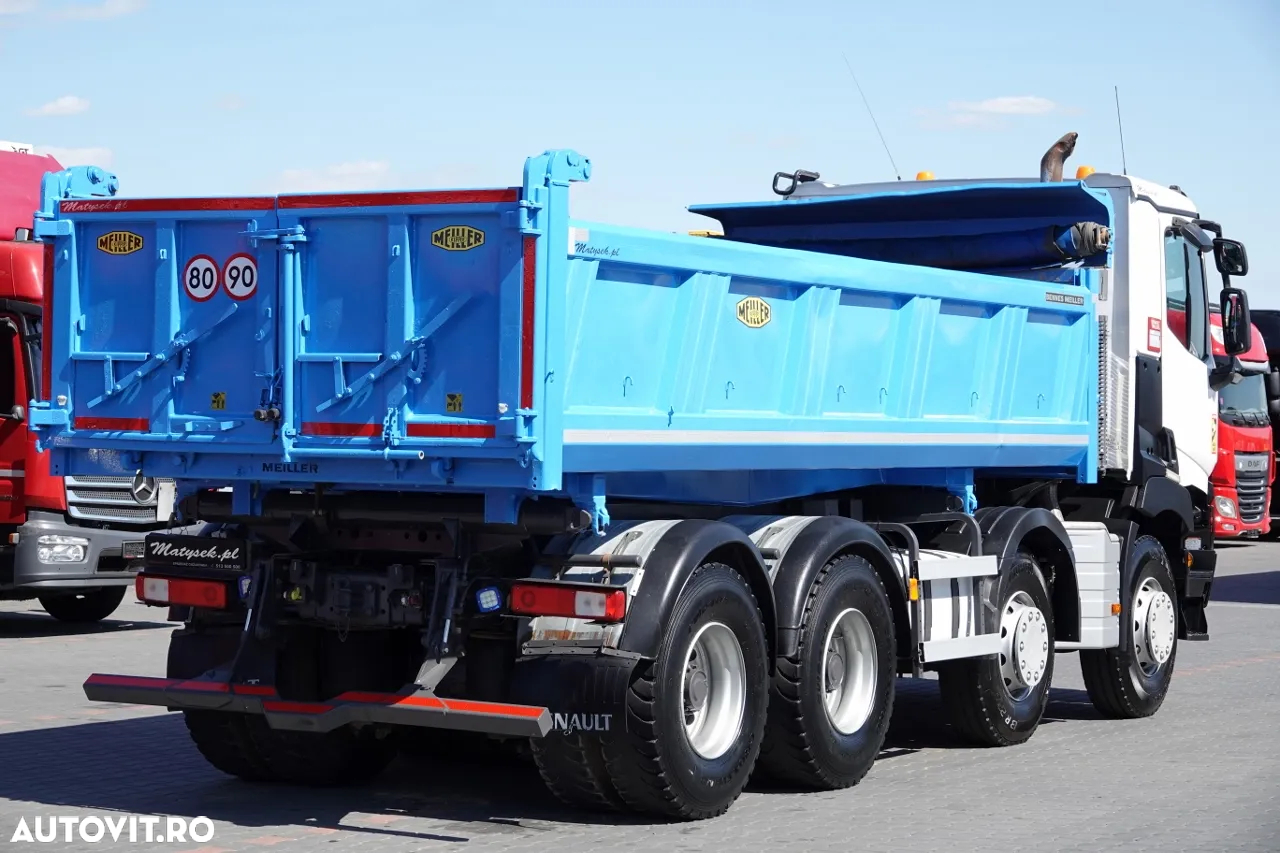 Renault C 460 / 8x4 / BASCULANTE + HIDROBOARD / BORDMATIC / MEILLER KIPPER / EURO 6 - 11