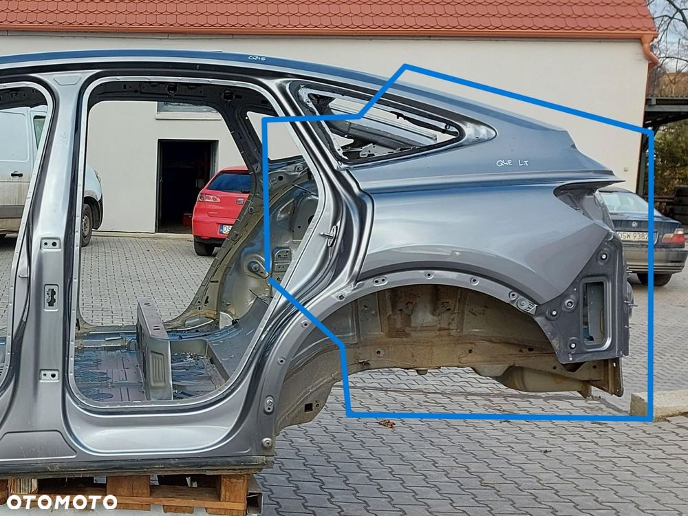 Audi Q4 E-TRON 89A 89E Sportback ĆWIARTKA BŁOTNIK LEWY TYŁ  szary LZ7F - 1