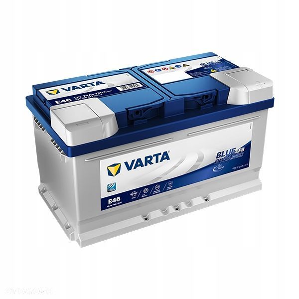 Akumulator Varta EFB E46 12V 75Ah 730A L4B StartStop P - 21 kg - 1