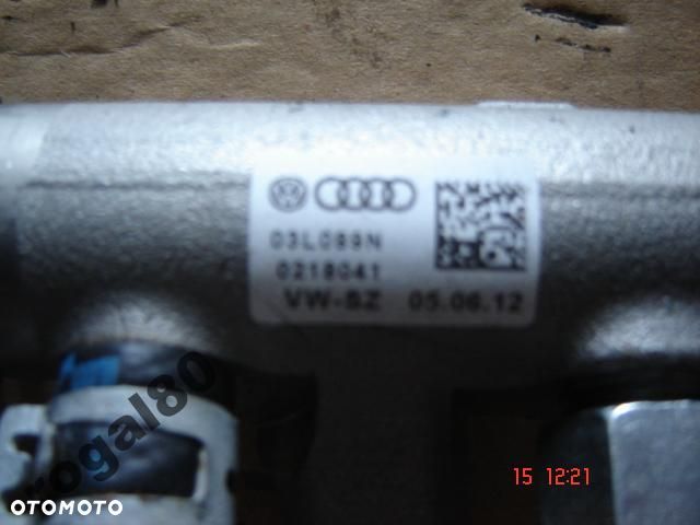 VW AMAROK LISTWA WTRYSKOWA 03L ZAWÓR CZUJNIK IDEAŁ - 2