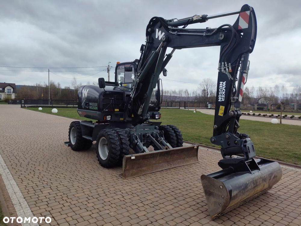 Wacker Neuson EW100 / BLACK EDITION - wersja limitowana / KOPARKA KOŁOWA / ROTOTILT / PŁUG + PODPORY / - 6