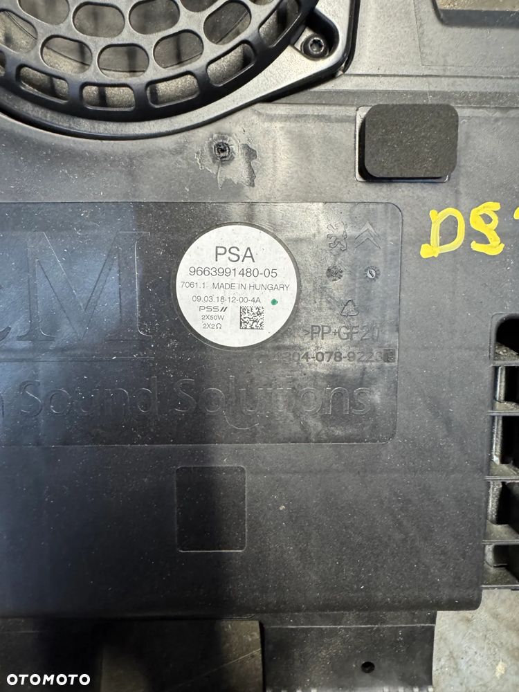 Głośnik wzmacniacz subwoofer Citroen DS3 - 2
