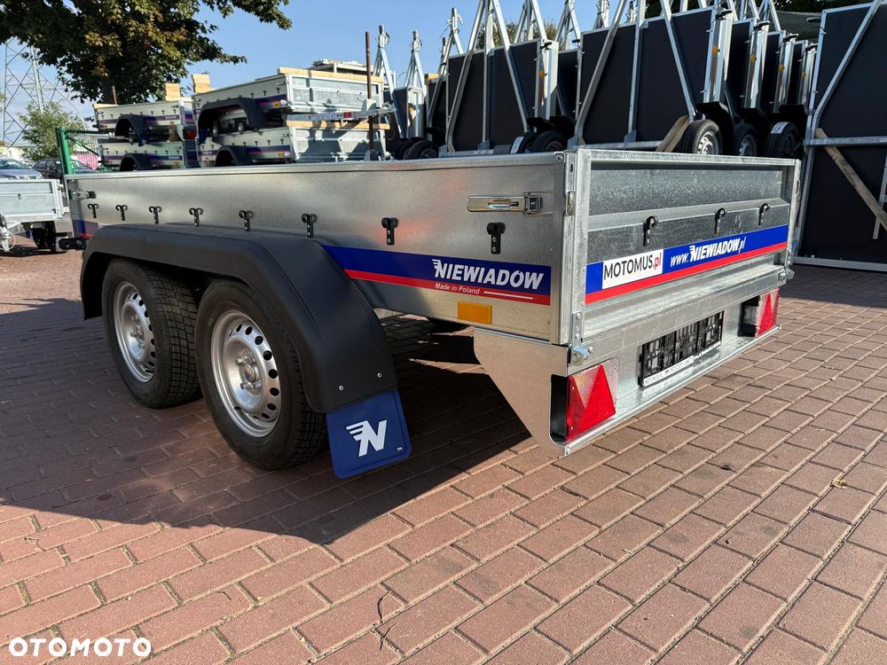 Niewiadów Przyczepa Niewiadów N426T 260x138x35cm 2 osie 750kg burty boczne 2mm Wrocław/Borowa MOTOMUS dostawa pod dom - 13
