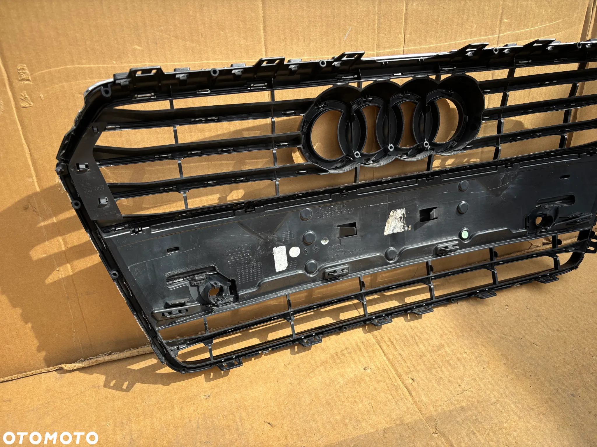 Audi A7 4G8 4G Lift Atrapa Grill Zderzaka Przedniego Przód Oryginalna Ładna PDC 4g8853651G 4g8853651H Znaczek - 6