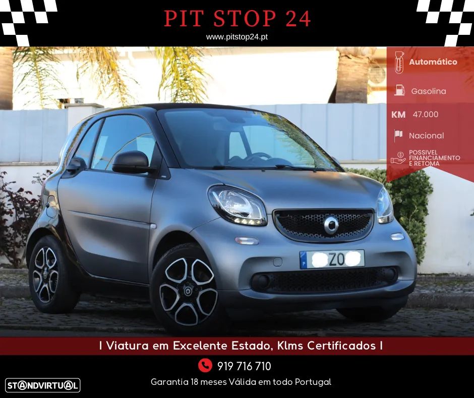 Smart ForTwo Coupé 1.0 Prime 71 Aut. - 2