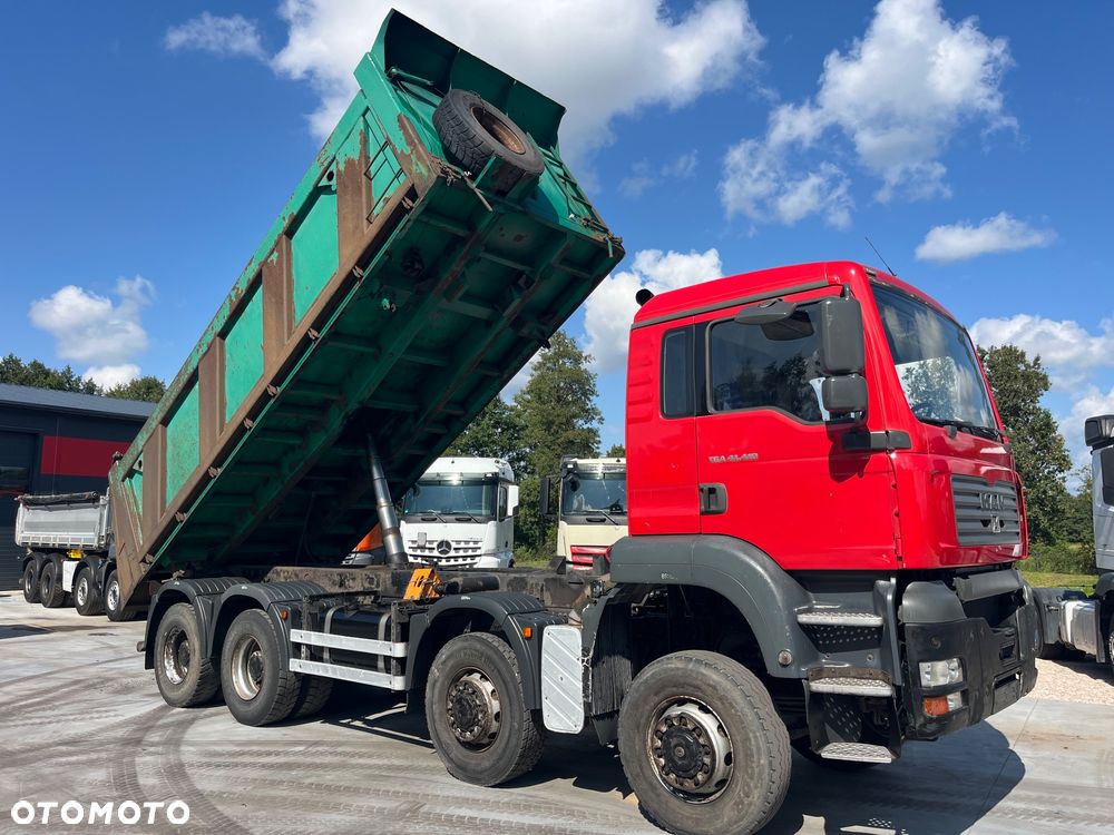 MAN Tga 41.410 Napędy 8x6 Wywrotka 3 stronna Duży Kipper Klima Cała Na Resorze ( Scania Arocs Volvo) - 1