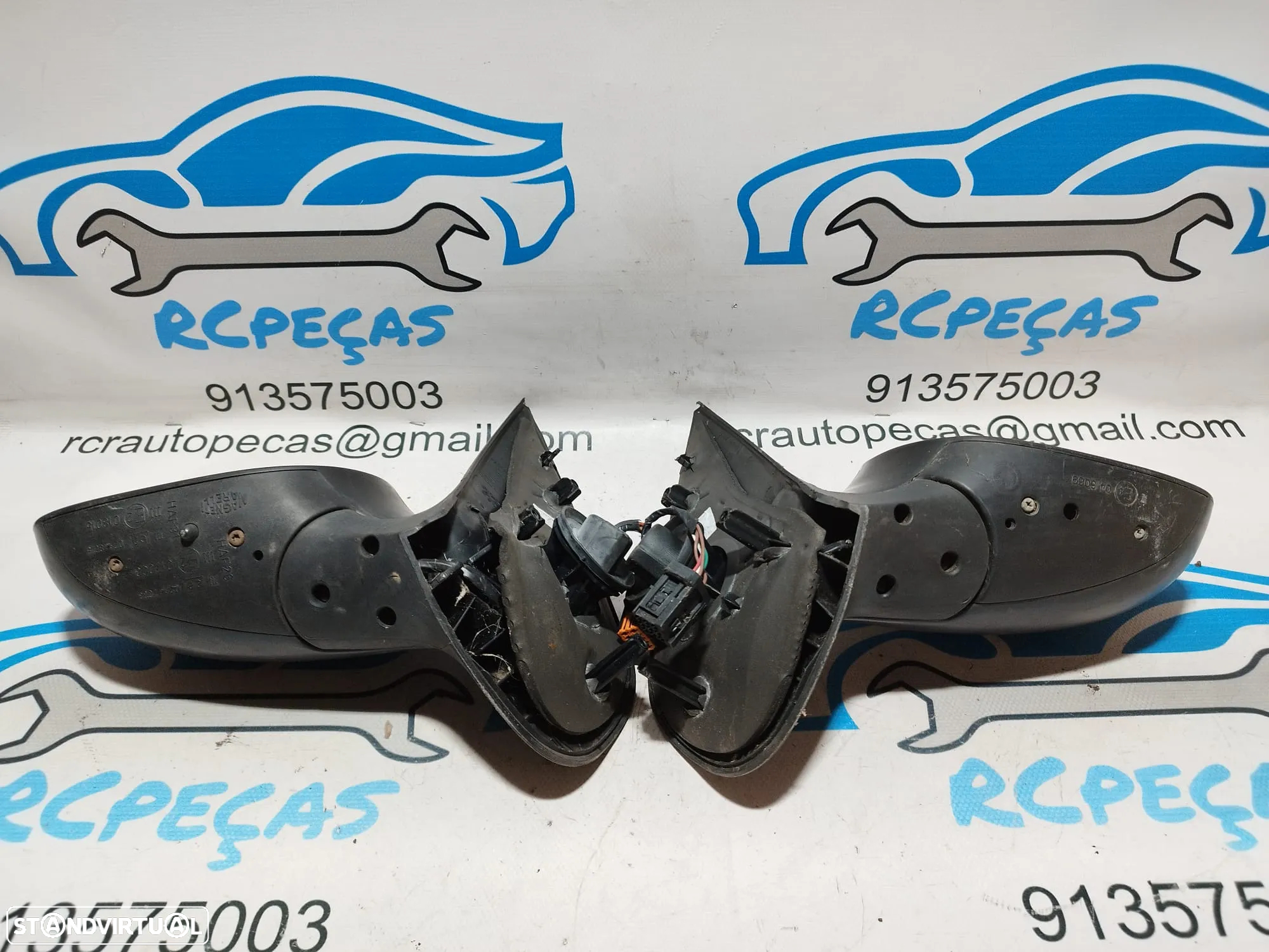 ESPELHO RETROVISOR ESQUERDO DIREITO PEUGEOT 206 96480953XT 96480953 96437171XT 96437171 ELETRICO AQUECIDO ESPELHOS RETROVISORES - 7