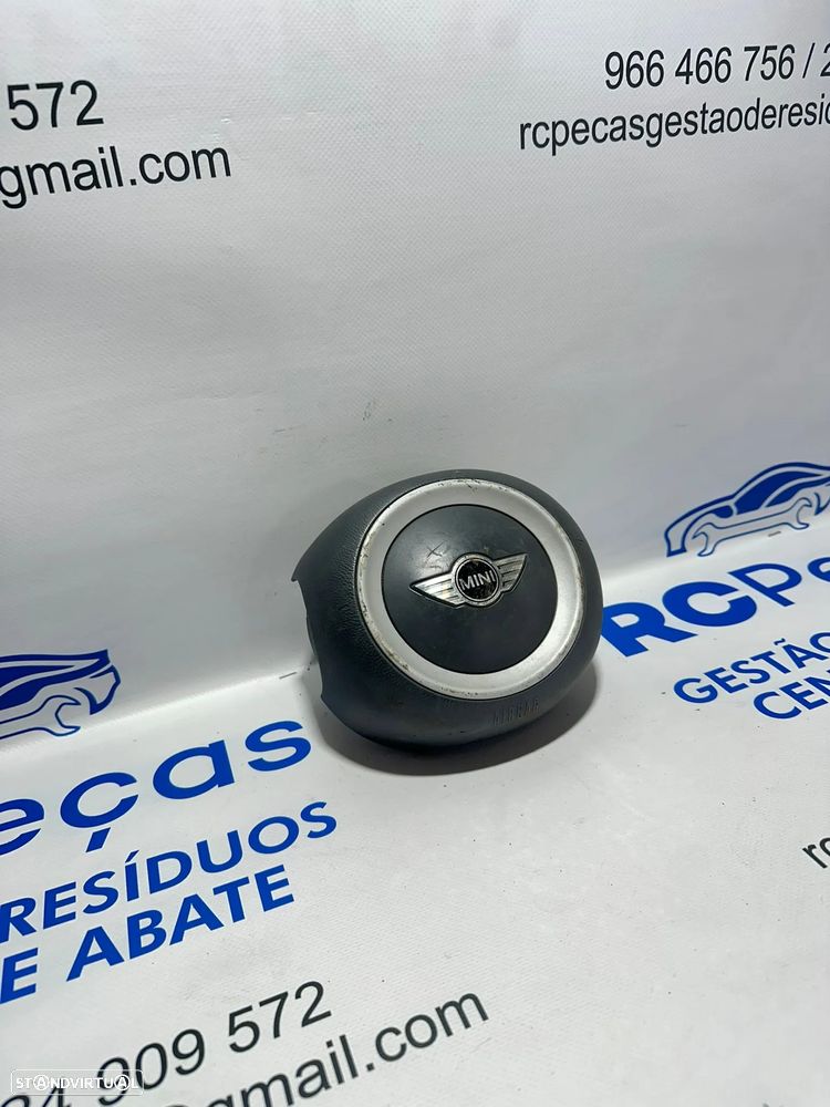 .Airbag Volante 3 Braços BMW Mini Cooper One S D R50 R52 Cabrio R53 6762450 2001 - 2007 - 3