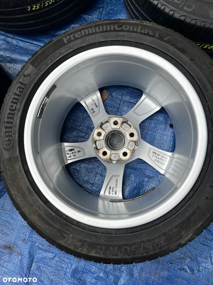 KOMPLET FELG FELGI  5X112 17 7,5J X17 ET 38 8W0601025 EH ALUFELGI 17 - 11