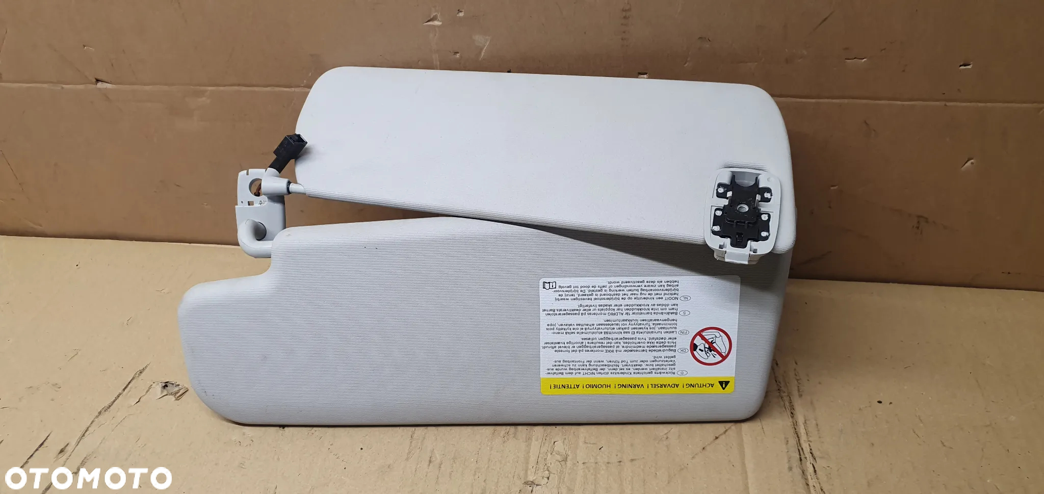 Osłona przeciwsłoneczna prawa pasażera podwójna VW Passat B6 3C0857552Q - 4