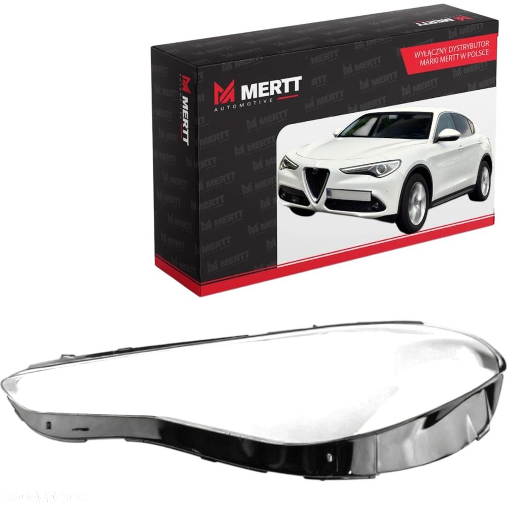 ALFA ROMEO Stelvio 2016-2022 KLOSZ LEWY SZKŁO REFLEKTORA LAMPY przód - 1