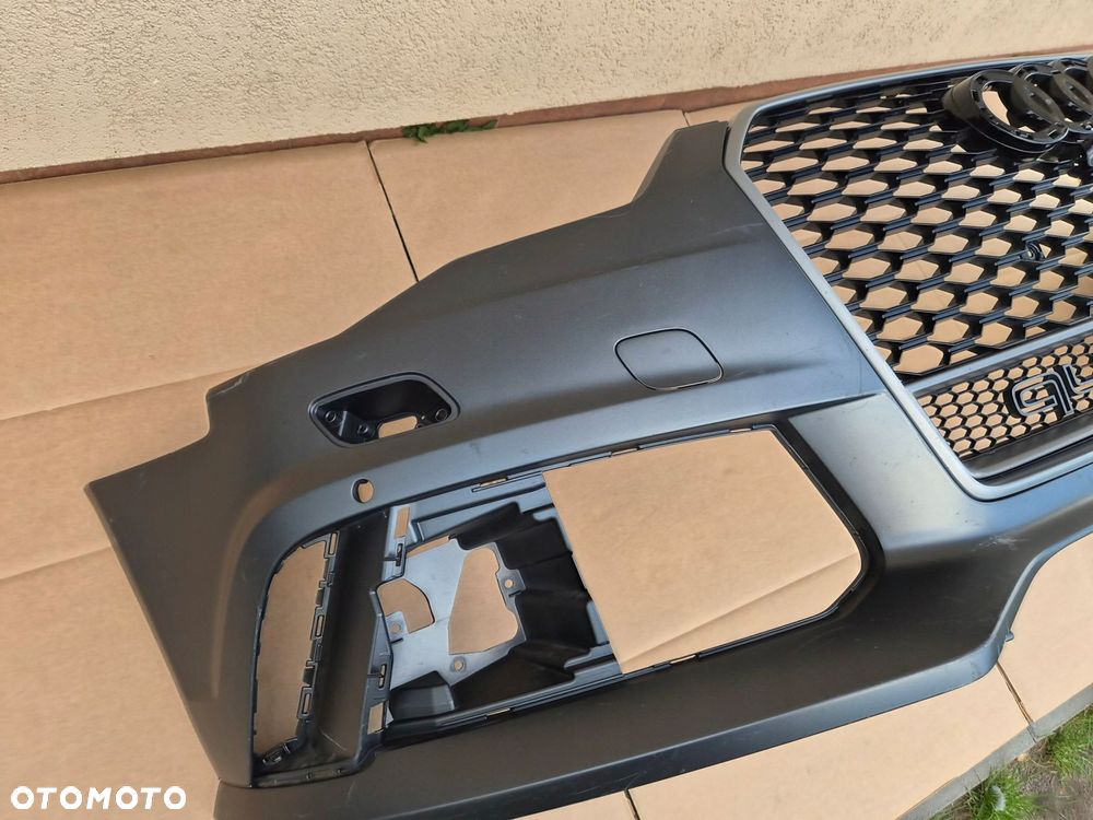 zderzak przód audi rs6 c7 lift spryski pdc oryginał - 3