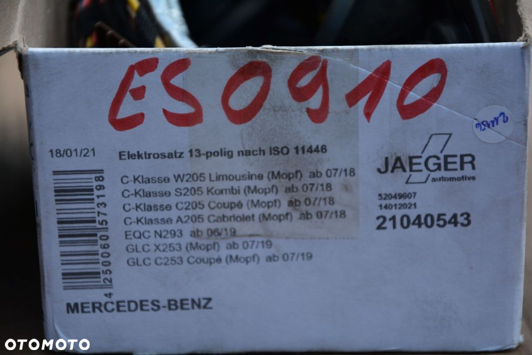 Mercedes GLC / C-Klasse W-205  wiązka elektryczna moduł Erich Jaeger 150 ZŁ TANIEJ - 3