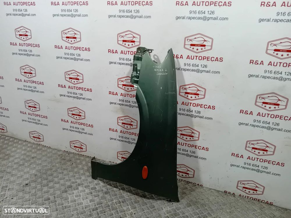 Guarda Lamas Frente Frontal Esquerdo Nissan Almera 2 II Fase 2 Original - 3