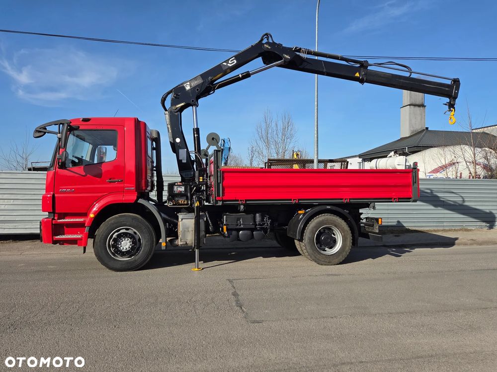 Mercedes-Benz AXOR 1824 // HIAB 122 HDS DŹWIG ŻURAW // NOWY KIPER WYWROTKA 3str // NOWE UDT W CENIE // MOŻLIWY ROTATOR WIDŁY CHWYTAK CZERPAK - 4