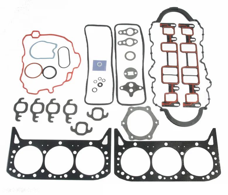 KOMPLET USZCZELEK SILNIKA USZCZELKI USZCZELKA POD GLOWICE GLOWICY KOLEKTORA SSACEGO WYDECHOWEGO MISKI OLEJOWEJ POKRYWY ZAWOROW GM 4.3 V6 VORTEC WOZKA WIDLOWEGO STEINBOCK BOSS YALE DAEWOO-DOOSAN CLARK - 1