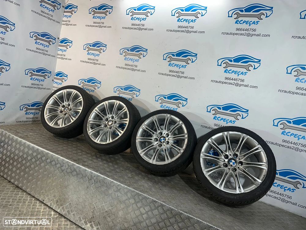 .Conjunto Jantes 18 Originais Pack M Style 135 BMW Serie 5 E60 Carro E61 Carrinha 8J ET20 5x120 7 905 320 - 4