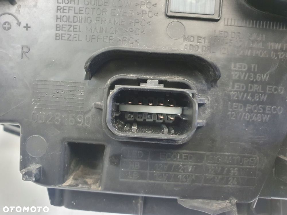 LAMPA PRAWA Renault Clio V PRZEDNIA PRAWY PRZÓD FULL LED europa 260107933R - 11