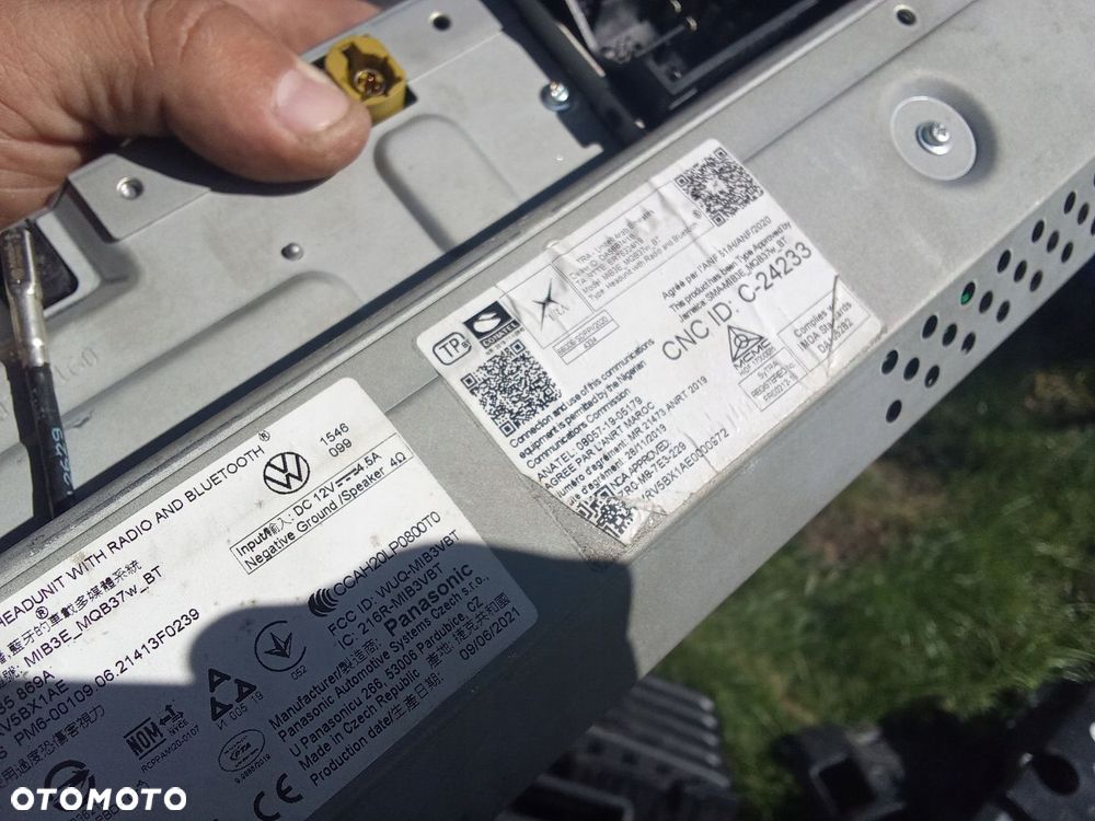 EU RADIO BLUETOOTH MIB3E VW CADDY IV V 20- GOLF VIII 5H0035869A - 6