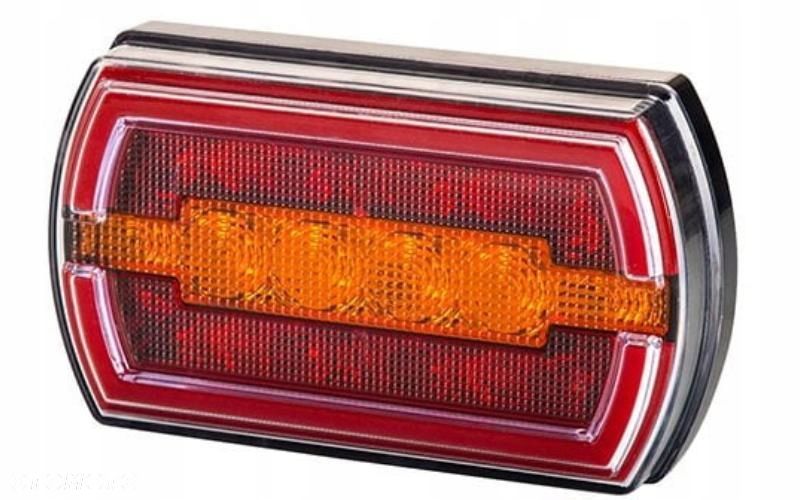 lampa zespolona led tył przyczepka traktor polski produkt 12/24v - 1