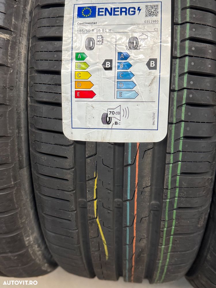 Vând 4 anvelope 185/50/16 Continental de vară noi - 3