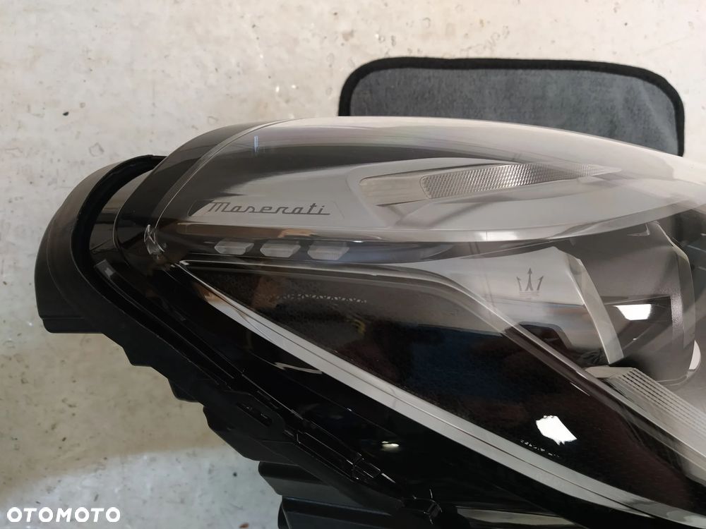 MASERATI GRECALE LAMPA LAMPY REFLEKTOR REFLEKTORY PRZÓD PRZEDNIE LEWA PRAWA FULL LED PRZETWORNICE NOWY ORYGINAŁ - 23
