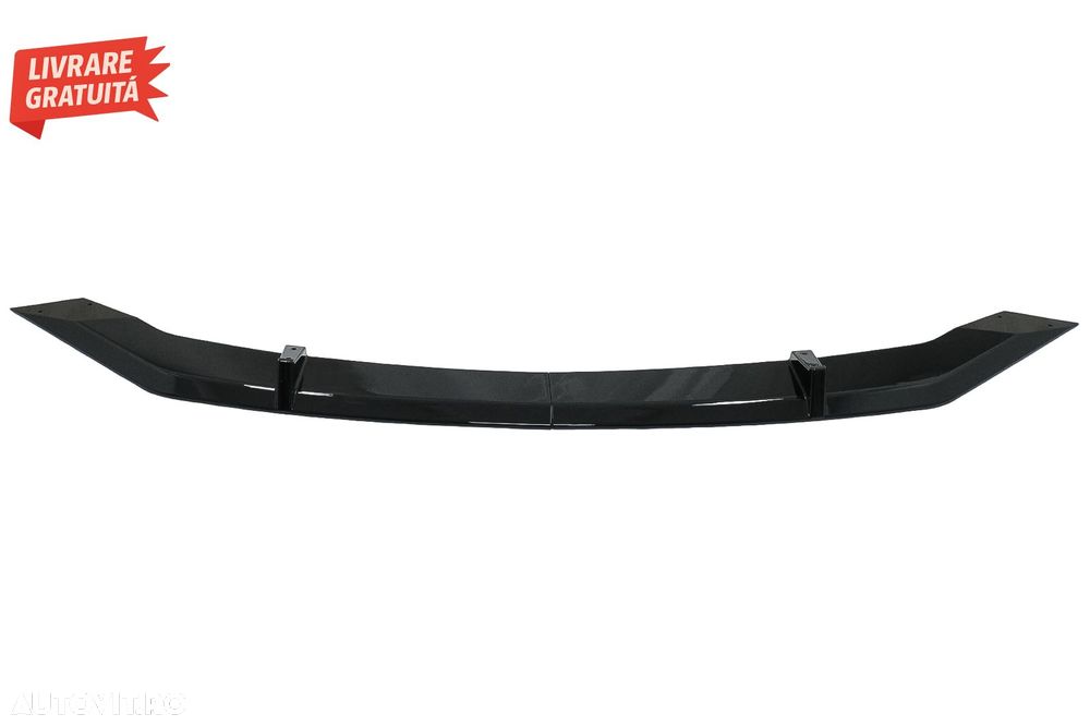 Prelungire Bara Fata Negru Lucios VW Jetta MK7 R-Line (2019-) GLI GTI Design- livrare gratuita - 3