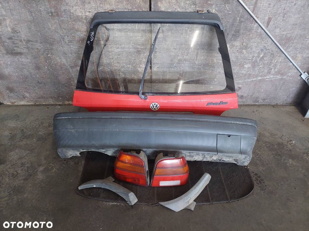 KOMPLETNY TYŁ KLAPA BAGAŻNIKA ZDERZAK TYŁ LAMPY VOLKSWAGEN POLO II HB 3D - 1