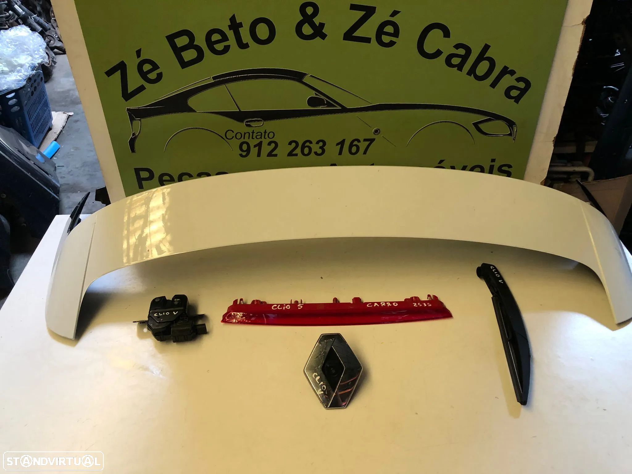 RENAULT CLIO V 5 AILERON SÍMBOLO 3 STOP FECHO MALA - Z535 - 1