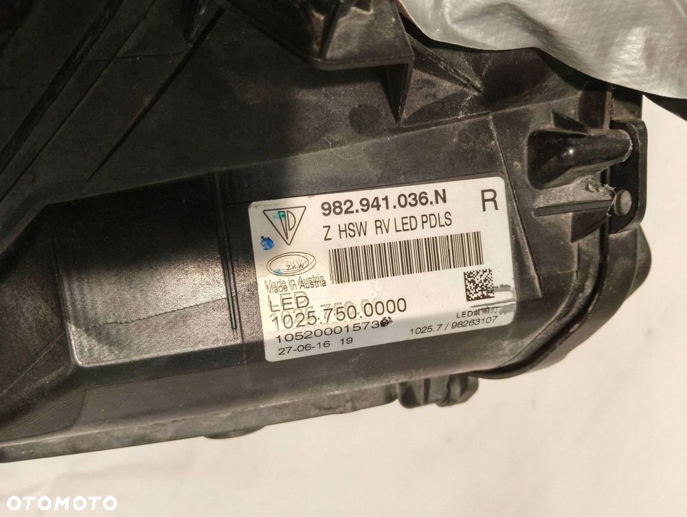 porsche cayman 982 full led przód strona prawa 982941036n - 6