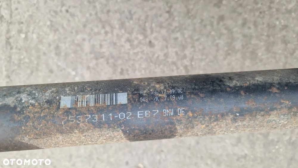 BMW 1 E87 2.0 N43 WAŁ NAPĘDOWY 7537311 MANUAL - 2