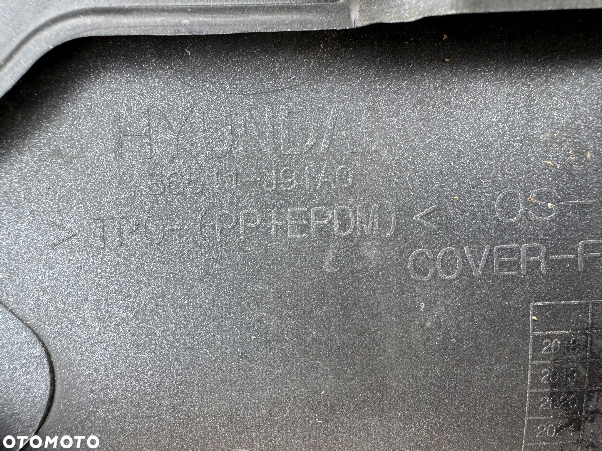 ZDERZAK PRZÓD PRZEDNI HYUNDAI KONA I 1 17+ IRONMAN SPOILER DÓŁ 86511-J9IA0 86512-J9IA0 ORYGINAŁ - 12