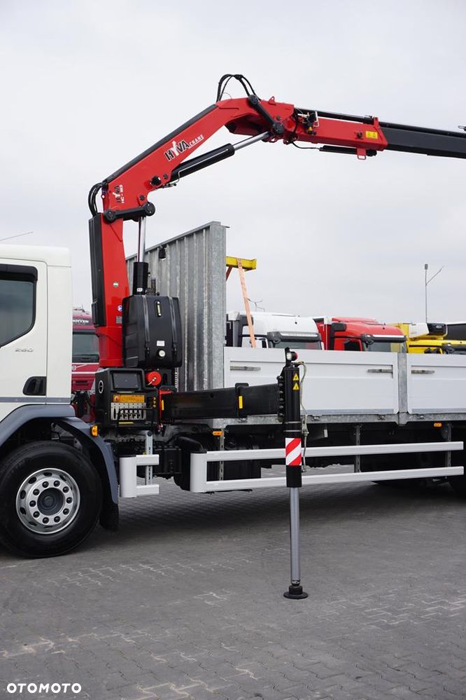DAF LF / 260 / ACC / SKRZYNIOWY + HDS / HYVA HC-183 / PILOT / ROTATOR / WIDŁY - 22