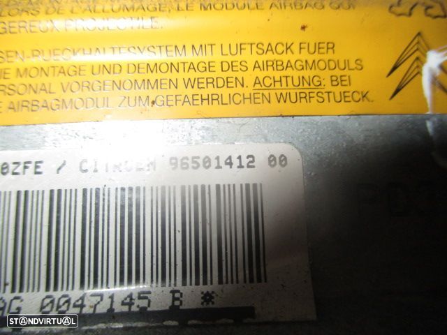 Kit Airbags 96509314ZE  9651116380  9658177080 603481900  96501412   CITROEN C5 2005 1.6HDI 110CV 5P BEGE PRETO - 17