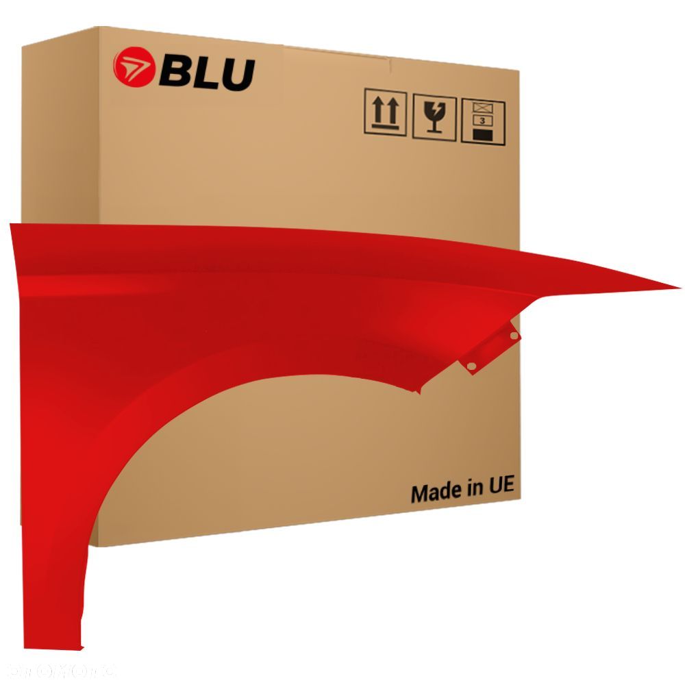 BLU Błotnik SEAT LEON III 3 5F LS3H prawy przód czerwony 2012-2020 Emocion - 1