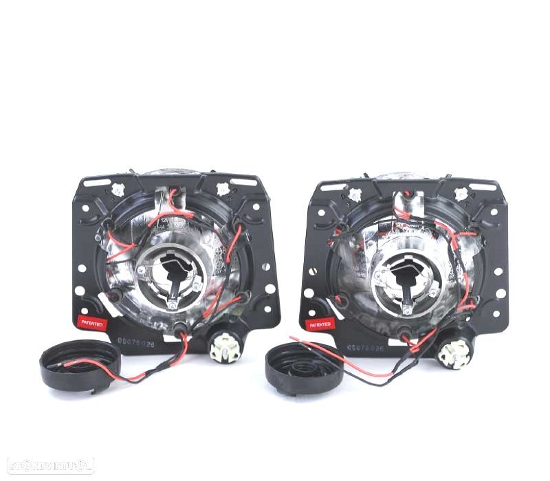 FARÓIS ANGEL EYES GOLF2 MK II 83-91 CROMADO H4 - 3