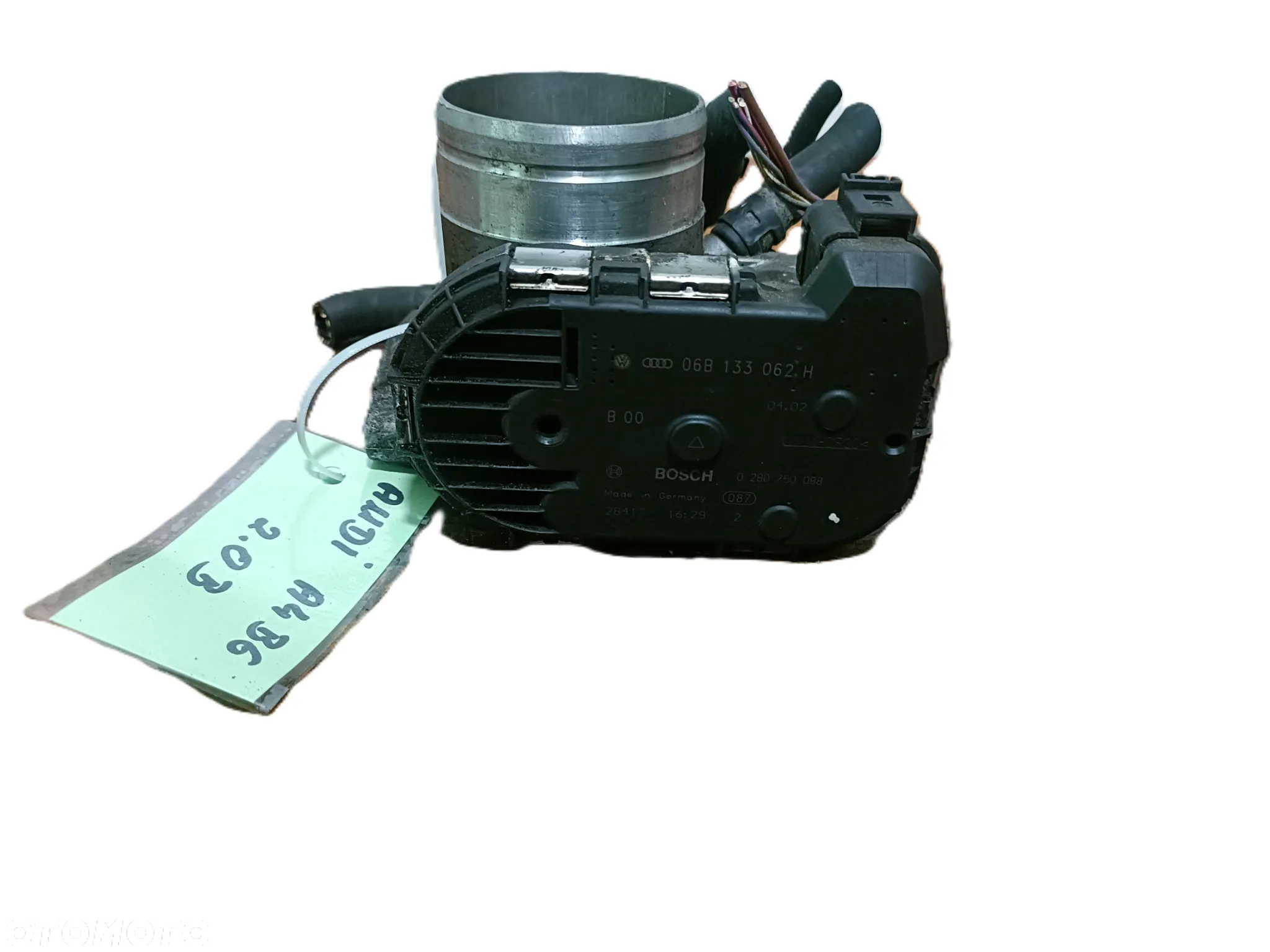 AUDI A4 B6 00-04 r. 2,0 B PRZEPUSTNICA 06B133062H BOSCH 0280750088 + - 3