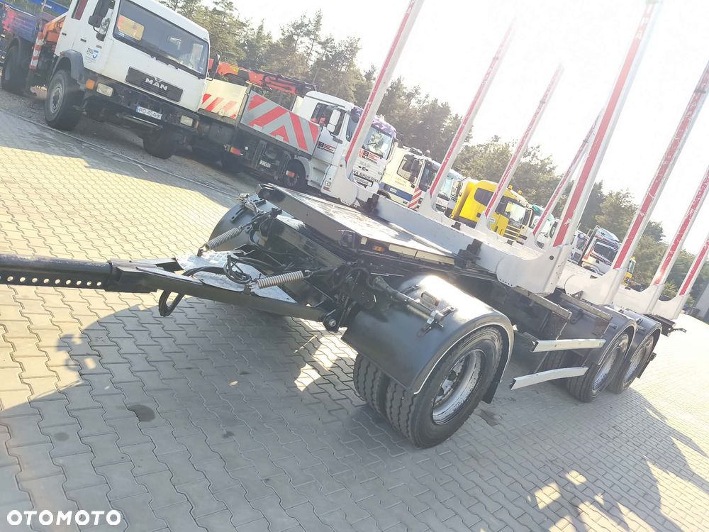 Schmitz Cargobull PAVIC 3 osiowa 2018 rok kłonicowa do drewna lasu drzewa SAF bębny bliźniaki - 22