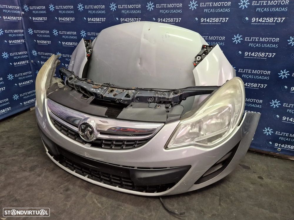 Frente completa usada OPEL CORSA D 2014 capot parachoques oticas guarda lamas radiador - 1