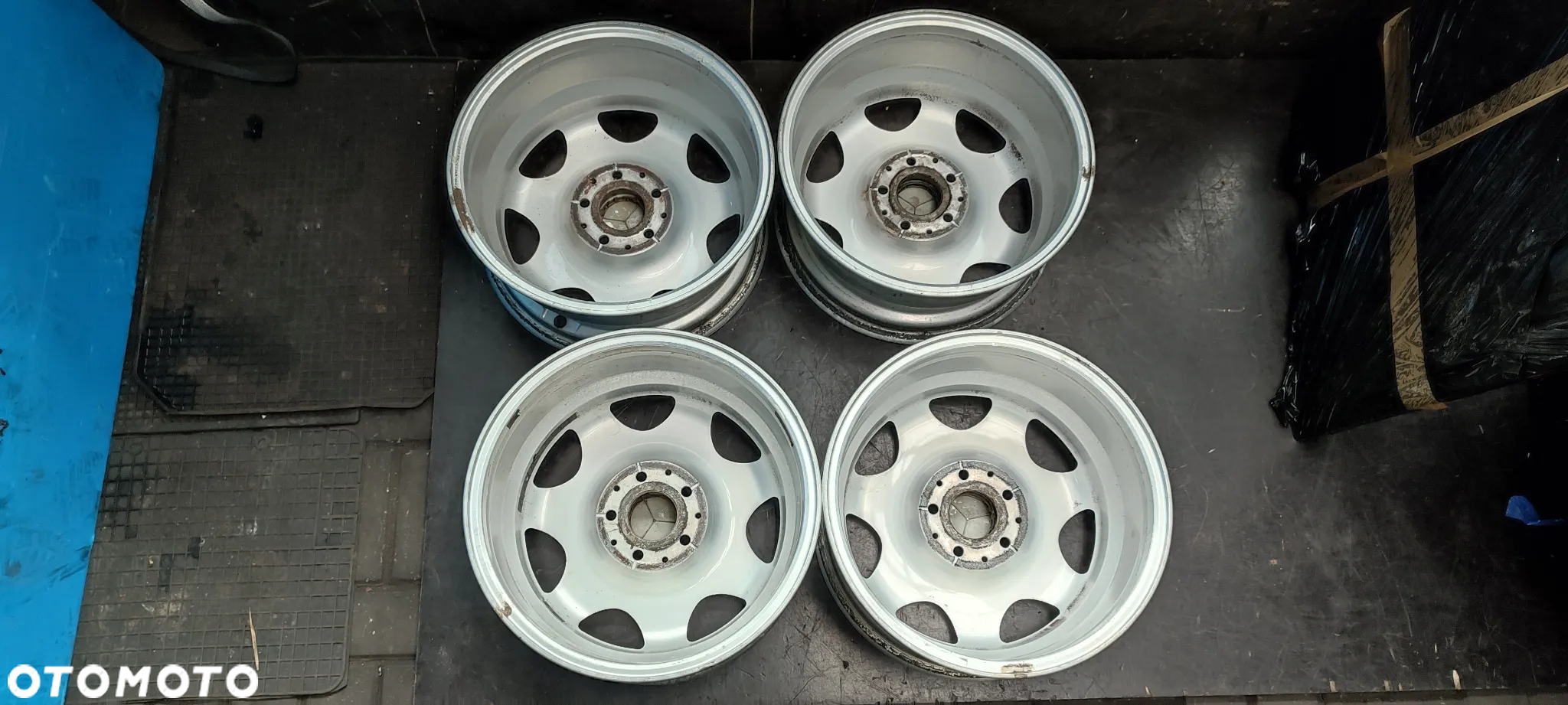 FELGI 5x112 7,5Jx16 CALI  ET42 MERCEDES W211 W212 KOMPLET - 6