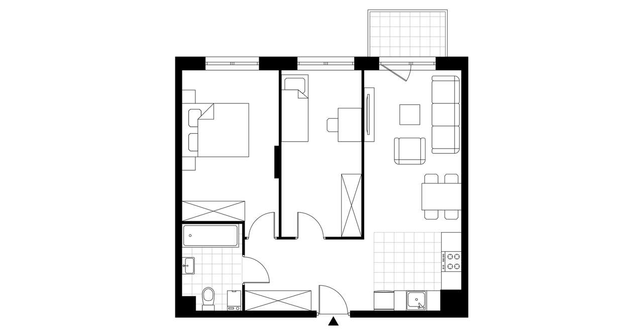 3-pokojowe mieszkanie 58m2 + balkon Bez Prowizji - Pełny obrazek: 4/17