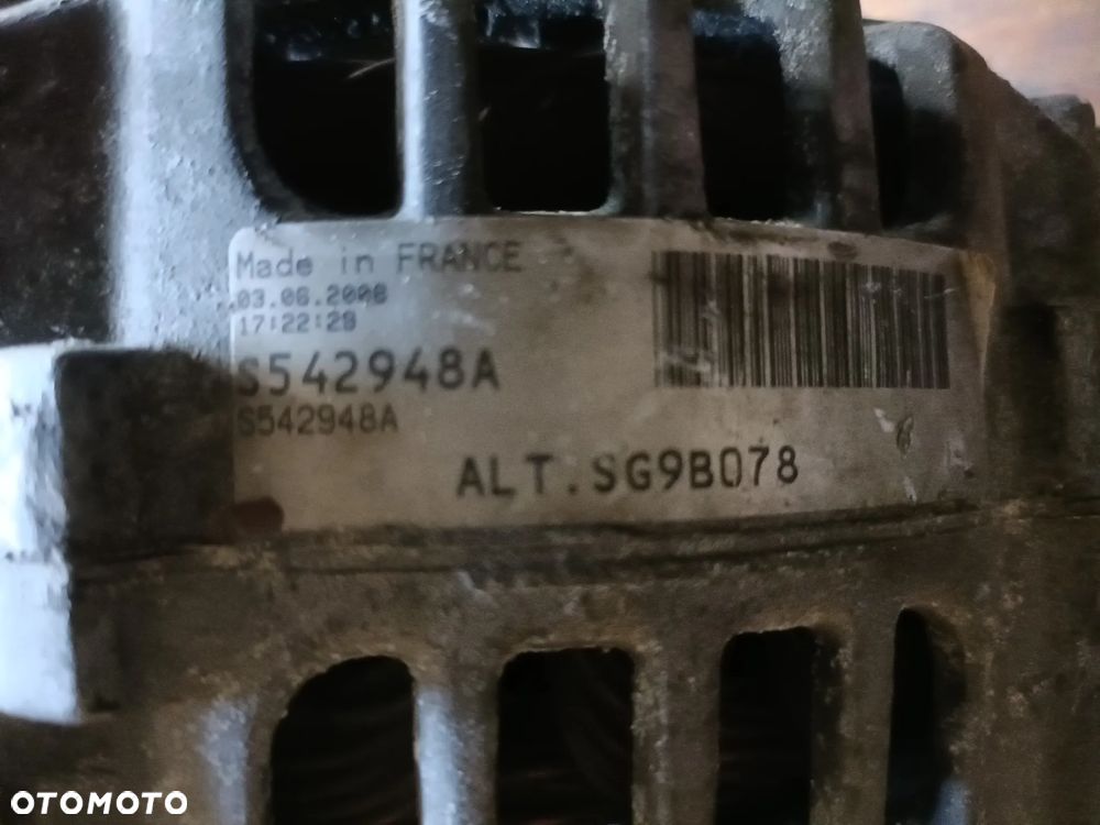 SEAT IBIZA III 02-08 r. 1,9 SDI ALTERNATOR VALEO S542948A + - 4