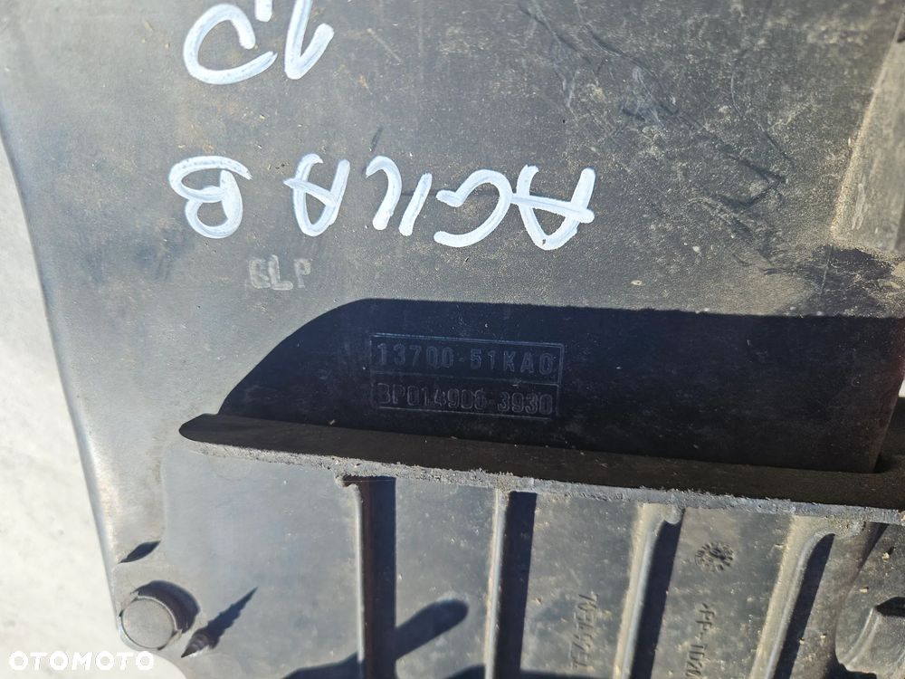 Obudowa filtra powietrza Opel Agila B Suzuki Splash 1,0 2009r 13700-51KA0 - 5