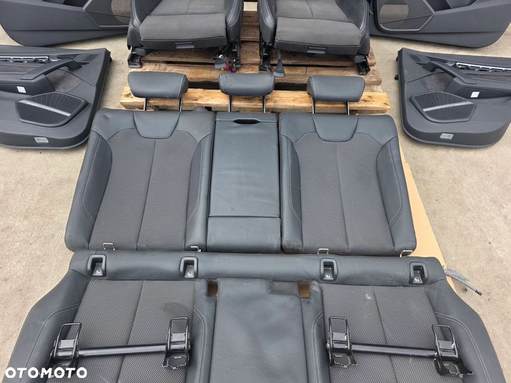 FOTEL FOTELE AUDI Q5 80A FY SKÓRA + ALCANTARA GRZANY PRZÓD EUROPA KOMPLET ! - 4