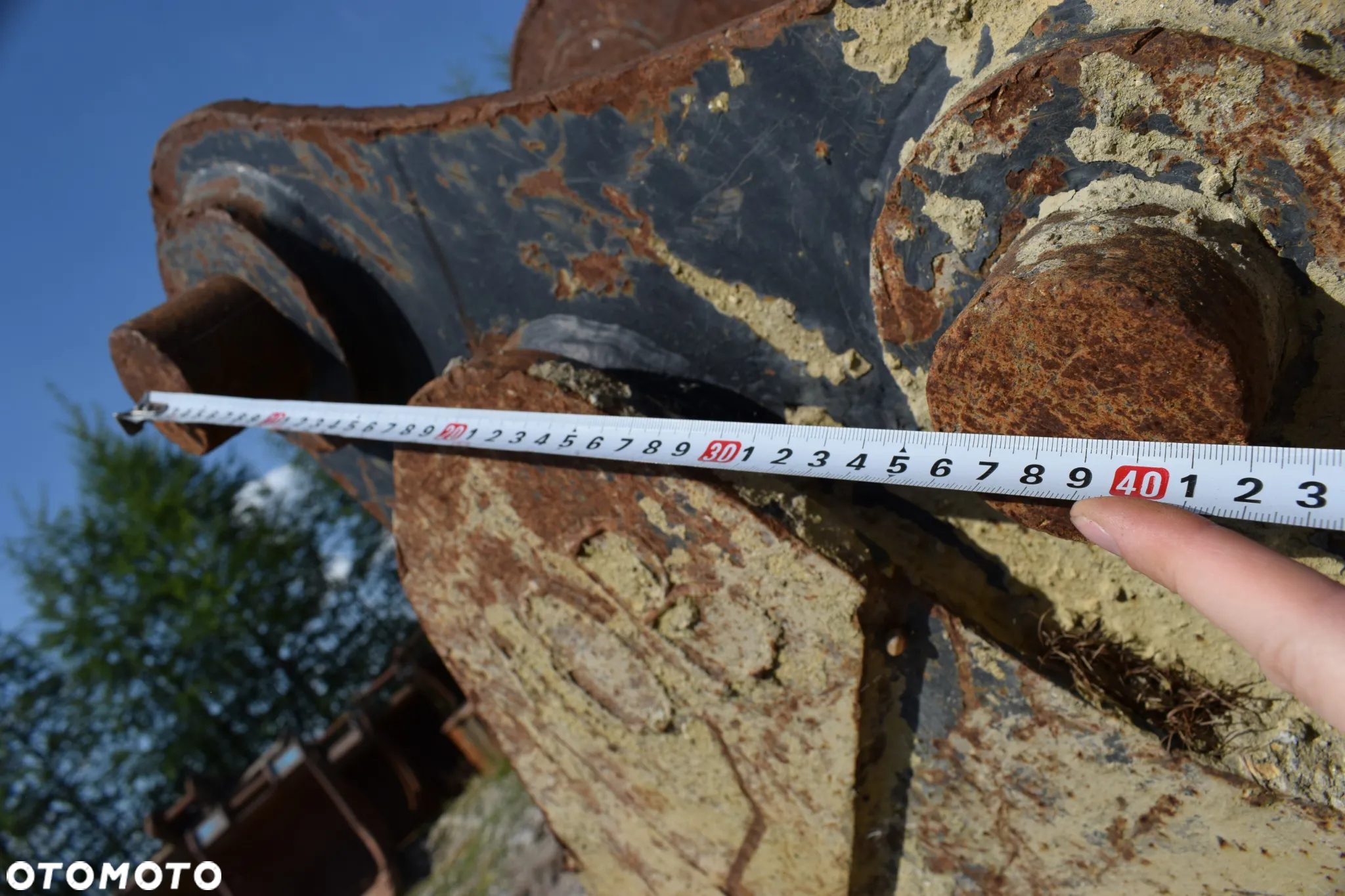 Oryginalna Wąska łyżka kopiąca JCB * 45CM * fi 65 * Geith Miller Tefra - 15